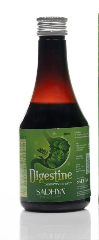 Digestine bottle label